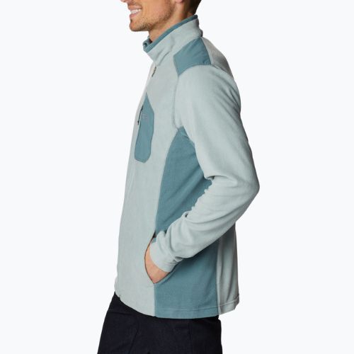 Bluză de trekking pentru bărbați Columbia Klamath Range Full Zip verde 2013604