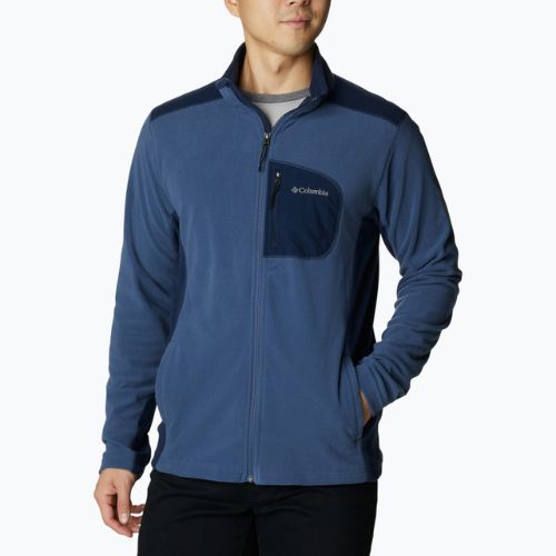 Bluză de trekking pentru bărbați Columbia Klamath Range Full Zip bleumarin 2013604