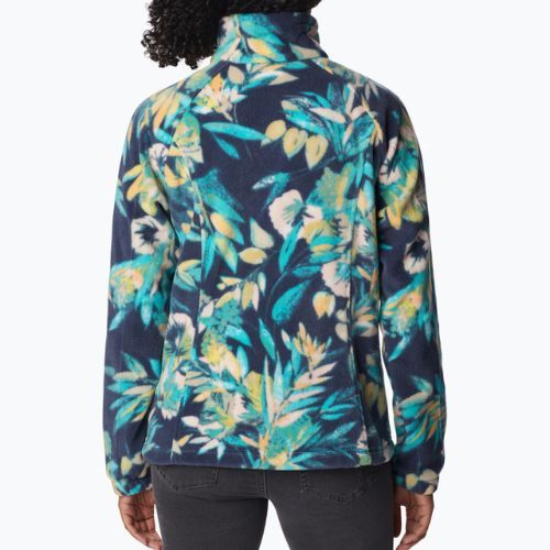Bluză fleece pentru femei Columbia Benton Springs Printed Fleece bleumarin-albastră 2021771
