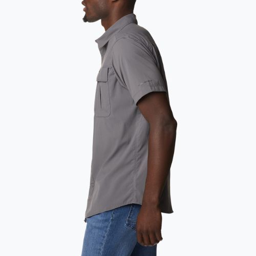 Tricou pentru bărbați Columbia Newton Ridge II gri-închis 2030681