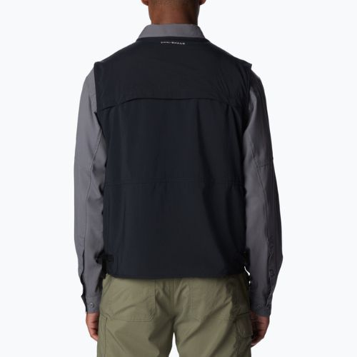 Vestă de trekking pentru bărbați Columbia Silver Ridge Utility neagră 2030733