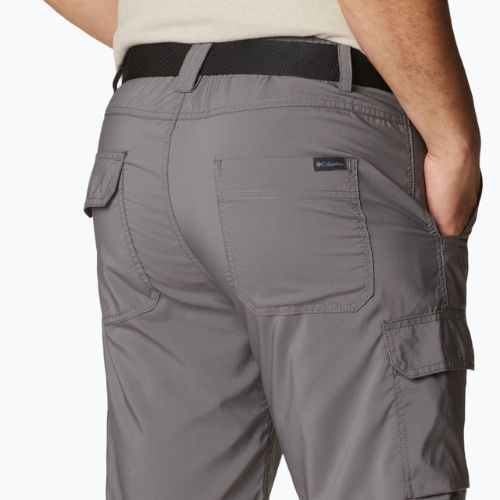 Pantaloni scurți de trekking pentru bărbați Columbia Silver Ridge Utility Cargo gri 2030744023