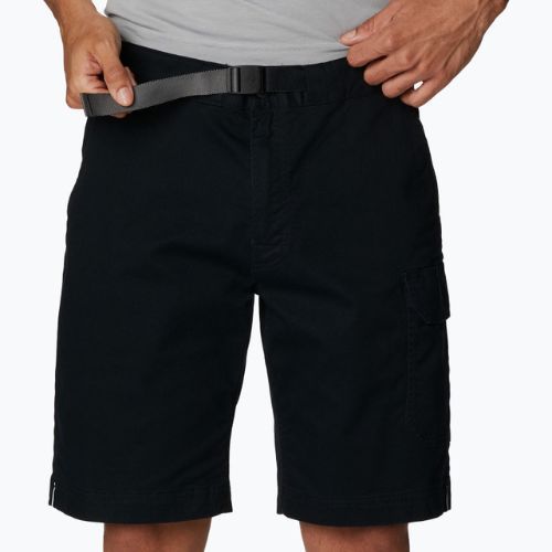 Pantaloni scurți de trekking pentru bărbați Columbia Pacific Ridge Belted negri 2030951010