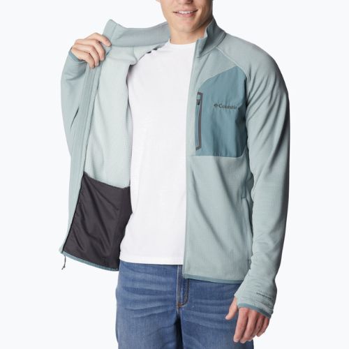 Bluză de trekking pentru bărbați Columbia Triple Canyon Full Zip albastră 2031311