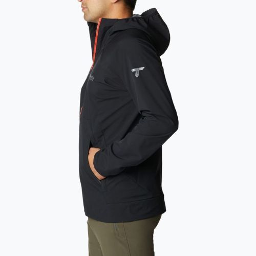 Columbia Platinum Peak jachetă softshell pentru bărbați negru 2034431010