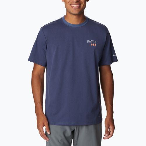 Tricou de trekking pentru bărbați Columbia Legend Trail bleumarin 2036533