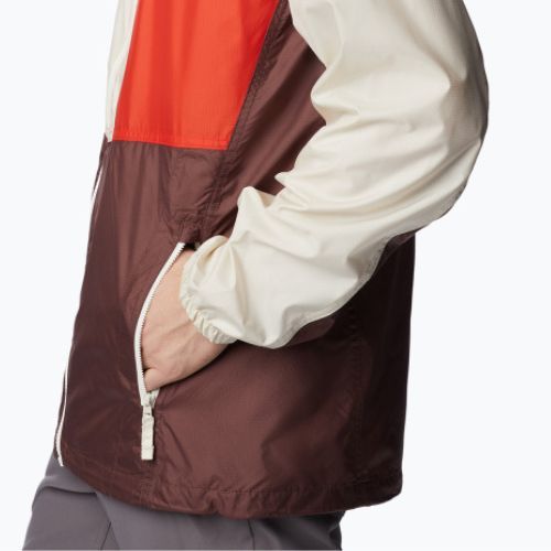 Jachetă de vânt pentru bărbați Columbia Trail Traveler light stafide/spicy/chalk 2036873640