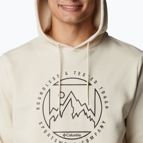 Bluză de trekking pentru bărbați Columbia CSC Graphic Hoodie bej 2040621