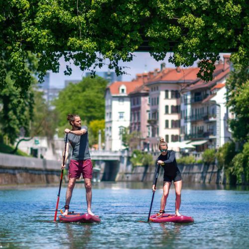 SUP bord JOBE Neva 12'6" Pachet roșu 486423001