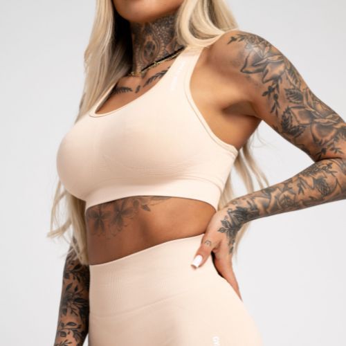 Sutien de fitness Gym Glamour Compress Almond 464