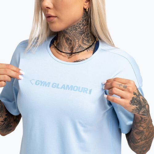 Tricou de antrenament pentru femei Gym Glamour V Blue 422