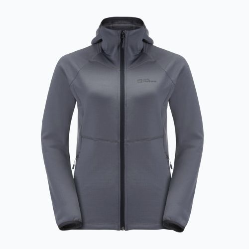 Jack Wolfskin jachetă de trekking pentru femei Kolbenberg cu glugă FZ gri 1711071