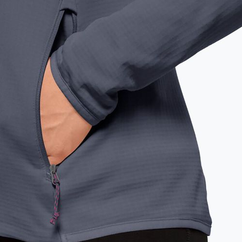 Bluză de trekking pentru femei Jack Wolfskin Peak Grid Fleece gri 1710351