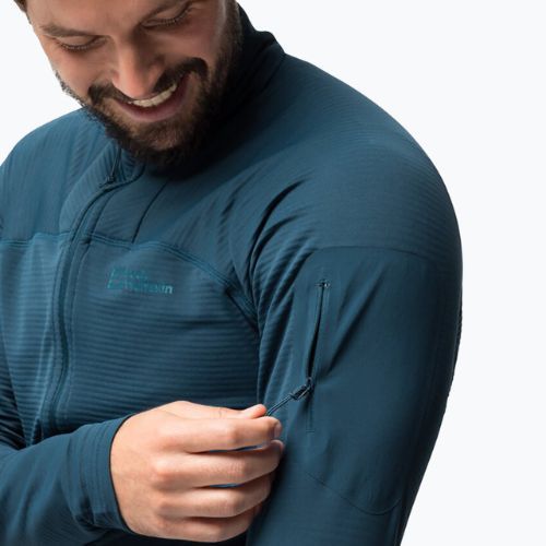 Jachetă de trekking pentru bărbați Jack Wolfskin Prelight FZ albastru marin 1711001