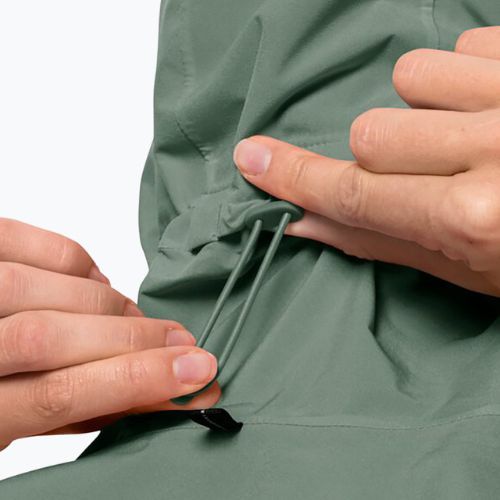 Jachetă de ploaie Jack Wolfskin Pack & Go Shell pentru femei, verde 1111514_4151_005