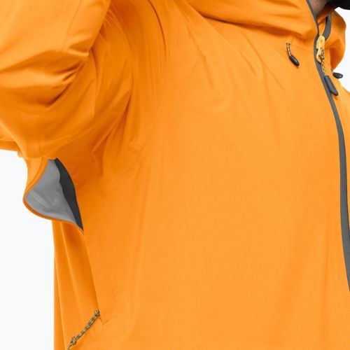 Jack Wolfskin jachetă de ploaie pentru bărbați Highest Peak portocaliu 1115131_3087_005