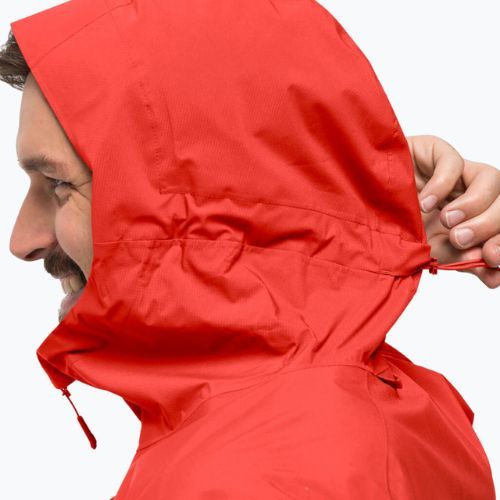 Jack Wolfskin jachetă de ploaie pentru bărbați Elsberg 2.5L roșu 1115881_2193_003