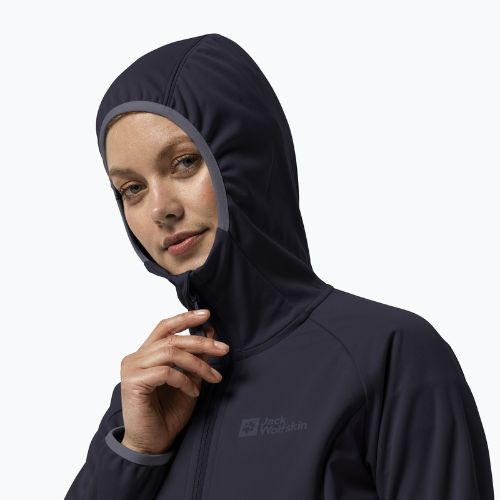 Jack Wolfskin jachetă Go Hike Softshell pentru femei, gri 1306862