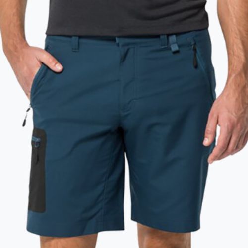 Pantaloni scurți de trekking pentru bărbați Jack Wolfskin Active Track bleumarin 1503791