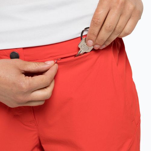 Pantaloni scurți de trekking pentru femei Jack Wolfskin Hilltop Trail portocalii 1505462