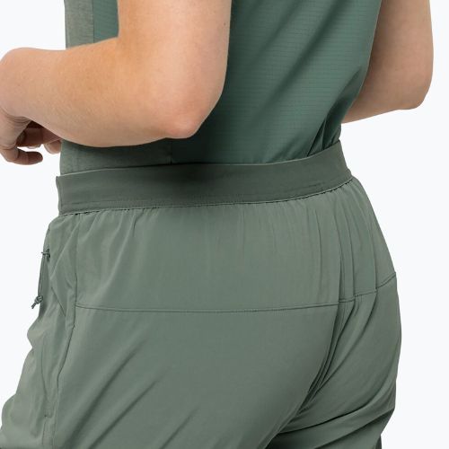 Pantaloni softshell pentru femei Jack Wolfskin Prelight verde 1508111