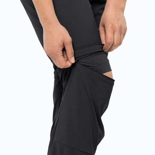 Jack Wolfskin pantaloni de damă Glastal Zip Off negru 1508151_6000_042