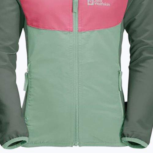 Jack Wolfskin jachetă softshell pentru copii Turbulence green 1606385
