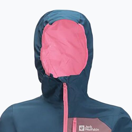 Jack Wolfskin Active Hike jachetă de ploaie pentru copii albastru marin 1609251