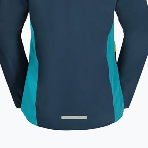 Jack Wolfskin Active Hike jachetă de ploaie pentru copii albastru marin-verde 1609251