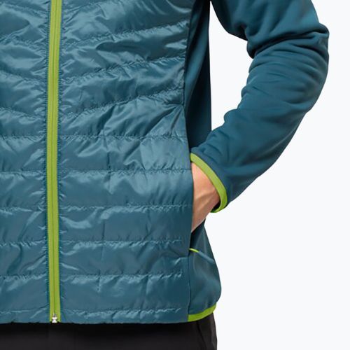 Geacă hibrid pentru bărbați Jack Wolfskin Routeburn Pro Hybrid albastră 1710511