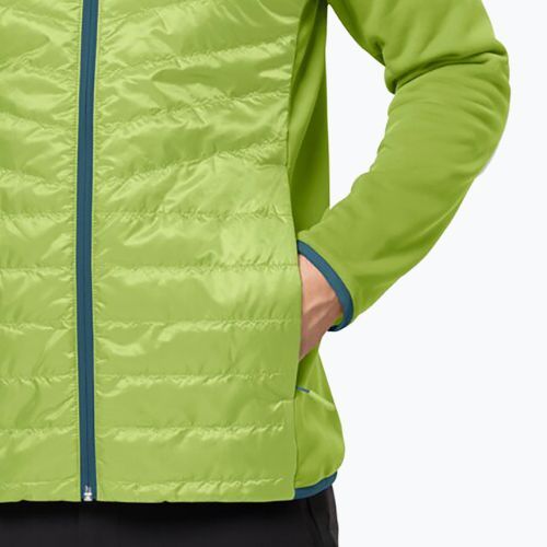 Geacă hibrid pentru bărbați Jack Wolfskin Routeburn Pro Hybrid verde 1710511