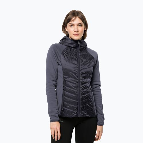 Geacă hibrid pentru femei Jack Wolfskin Routeburn Pro Hybrid gri 1710861