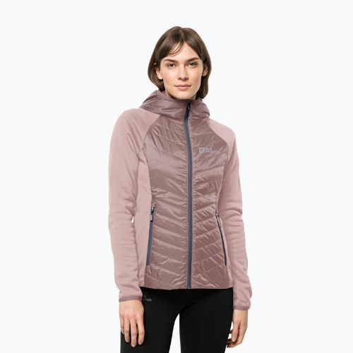 Geacă hibrid pentru femei Jack Wolfskin Routeburn Pro Hybrid roz 1710861