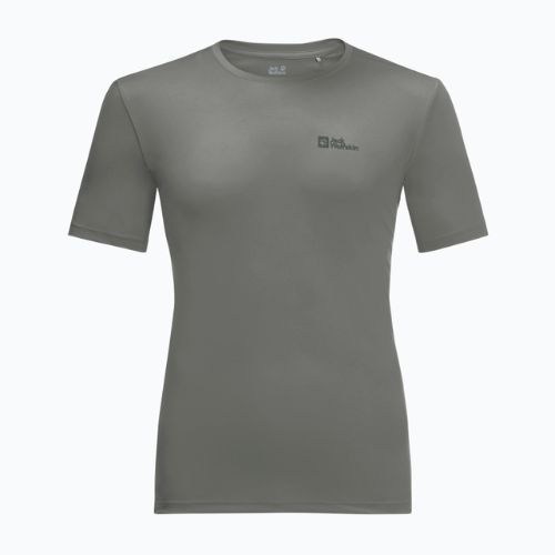 Tricou de trekking pentru bărbați Jack Wolfskin Tech verde 1807072