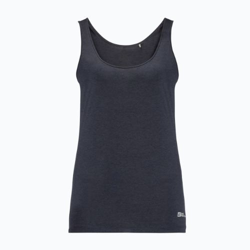 Tricou de trekking pentru femei Jack Wolfskin Pack & Go Tank bleumarin 1807283