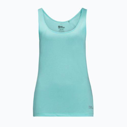 Tricou de trekking pentru femei Jack Wolfskin Pack & Go Tank albastru 1807283