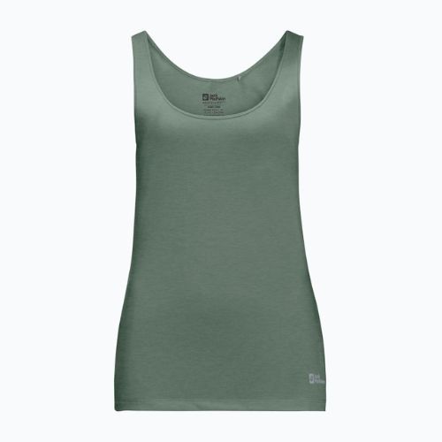 Tricou de trekking pentru femei Jack Wolfskin Pack & Go Tank verde 1807283