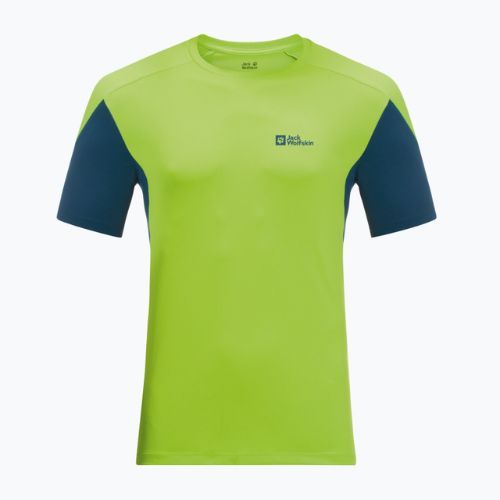 Tricou de trekking pentru bărbați Jack Wolfskin Narrows Flesh Green 1807353