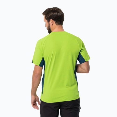 Tricou de trekking pentru bărbați Jack Wolfskin Narrows Flesh Green 1807353