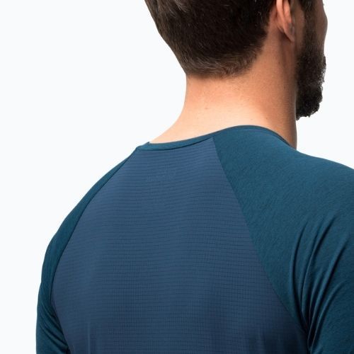 Tricou de trekking pentru bărbați Jack Wolfskin Prelight Pro bleumarin 1809251
