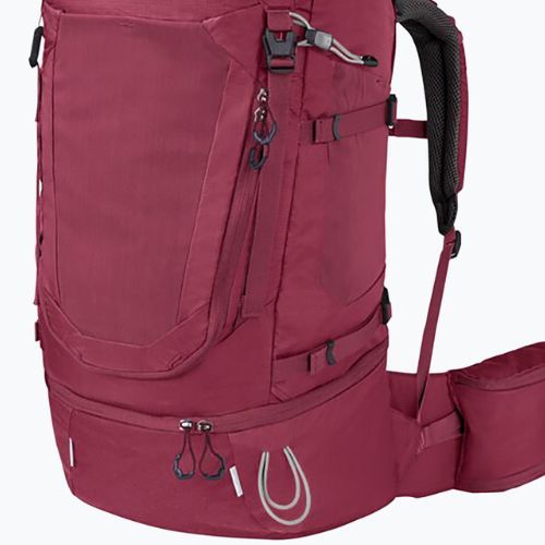 Jack Wolfskin rucsac de trekking pentru femei Highland Trail 50+5 burgundy 2010111