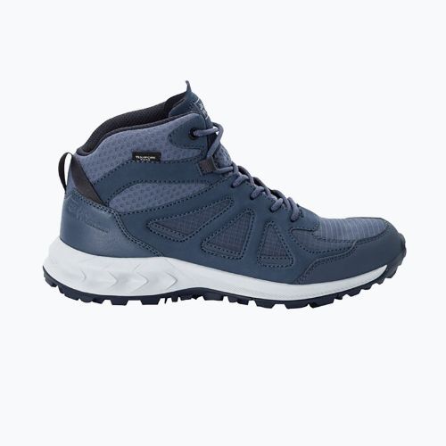 Jack Wolfskin cizme de trekking pentru femei Woodland 2 Texapore Mid albastru marin 4051331