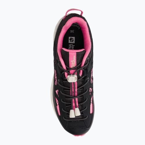 Jack Wolfskin Vili Sneaker Low cizme de drumeție pentru copii negru 4056841