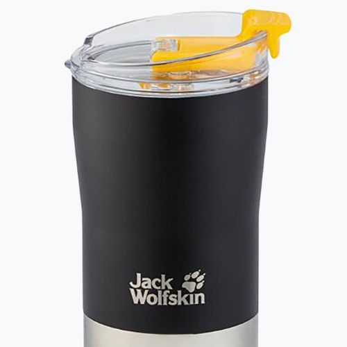 Cană termică Jack Wolfskin Kariba 0.5l neagră 8007041