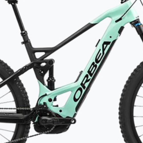Bicicletă electrică Orbea Wild FS M20 verde-neagră M35016VQ