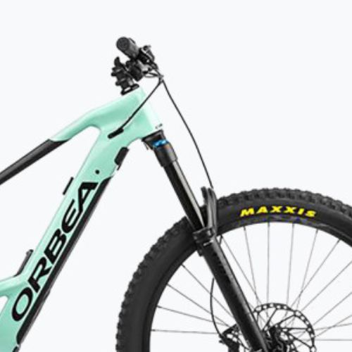 Bicicletă electrică Orbea Wild FS M20 verde-neagră M35016VQ