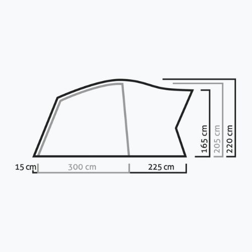 Cort de camping Salewa Lodge IV pentru 4 persoane verde 00-0000005600