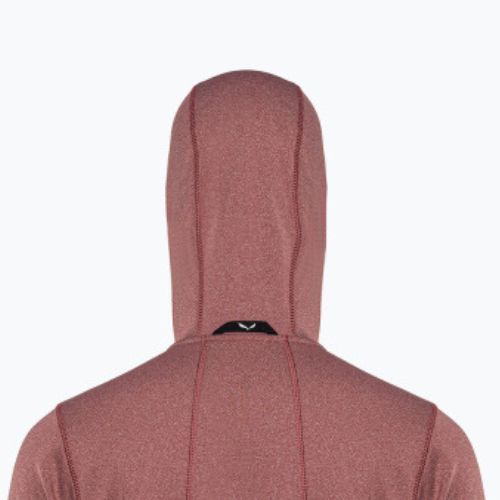 Salewa Puez Puez Hybrid PL FZ Hoody bluză cu glugă pentru femei roșu 00-0000027389