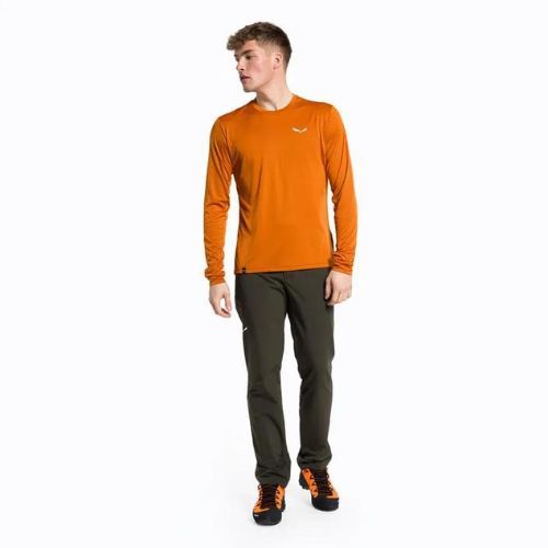 Cămașă de trekking pentru bărbați Salewa Puez Melange Dry orange 27453