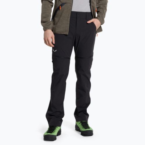 Pantaloni de trekking pentru bărbați Salewa Talveno 2 DST 2/1 negru 00-0000027800
